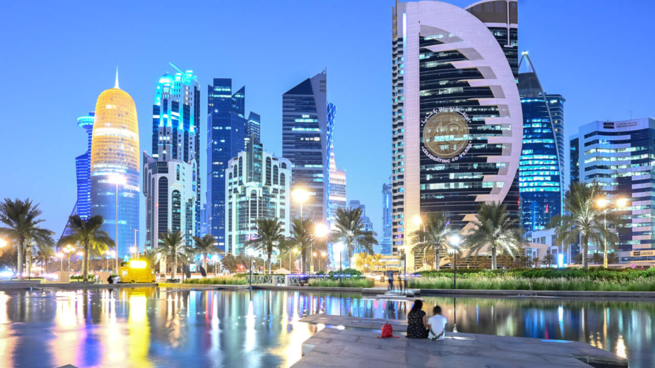 Qatar public holiday scenery, Asia