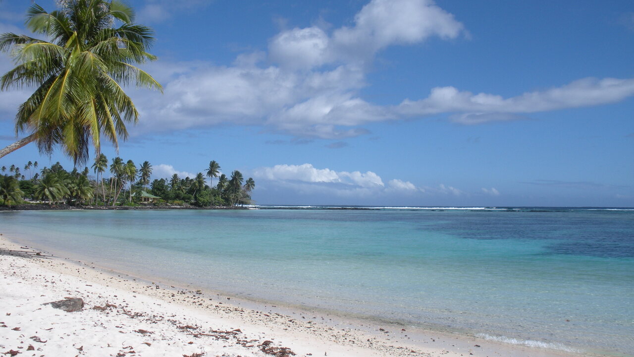 Samoa public holiday scenery, Oceania